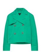 Nlfmata Short Trenchcoat Ohut Takki Kuoritakki Green LMTD