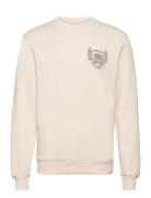 Chad Sweatshirt Tops Sweat-shirts & Hoodies Sweat-shirts Cream Les Deu...