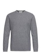 Men`s Pullover Tops Knitwear Round Necks Blue Garcia