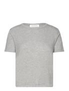 T-Shirt Tops T-shirts & Tops Short-sleeved Grey Sofie Schnoor