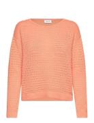 Vibellisina Boatneck L/S Knit Top - Noos Tops Knitwear Jumpers  Vila