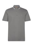 Passertip Tops Polos Short-sleeved Grey BOSS