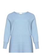 Carnew Adaline L/S Pullover Knt Tops Knitwear Jumpers Blue ONLY Carmak...