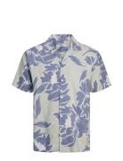 Jprblapalma Resort Shirt S/S Sn Tops Shirts Short-sleeved Green Jack &...