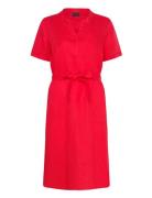 Casual Dress Polvipituinen Mekko Red Brandtex