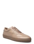 Wesley Leather Sneaker Matalavartiset Sneakerit Tennarit Beige Les Deu...