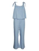 Vmbree Sl Wide Jumpsuit Girl Jumpsuit Haalari Blue Vero Moda Girl