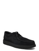 Eilo Vibram Low - Black Suede Purjehduskengät Kengät Black Garment Pro...