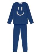 Lue Pyjamasetti Pyjama Blue Molo