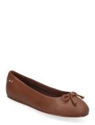 Essential Chic Ballerina Ballerinat Brown Tommy Hilfiger