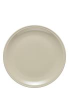 Höganäs Keramik Plate 25Cm Home Tableware Plates Small Plates Beige Rö...