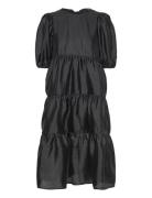 Lilicras Dress Polvipituinen Mekko Black Cras