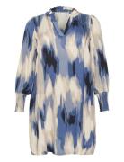 Kcbella Smock Dress Lyhyt Mekko Blue Kaffe Curve