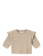 Nbfsophia Ls Top Lil Tops Knitwear Pullovers Beige Lil'Atelier