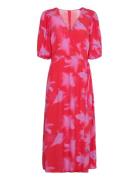 Christy Delphine Dress Polvipituinen Mekko Pink French Connection