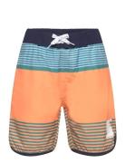 Swim Long Shorts, Striped Uimashortsit Multi/patterned Color Kids