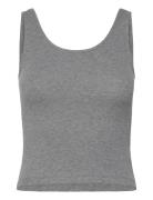 Yoga Tank Top Tops T-shirts & Tops Sleeveless Grey Gina Tricot