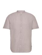 Matrostol China Ss Tops Shirts Short-sleeved Brown Matinique