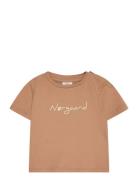 Single Favorite Taurus Tee Tops T-shirts Short-sleeved Brown Mads Nørg...