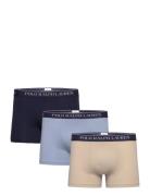 Classic Stretch-Cotton Trunk 3-Pack Bokserit Navy Polo Ralph Lauren Un...