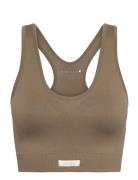 Performance Low Seamless Bra Sport Bras & Tops Sports Bras - All Brown...