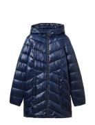 Hooded Lightweight Coat Vuorillinen Takki Topattu Takki Navy Tom Tailo...