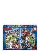 Educa 2X100 Avengers Toys Puzzles And Games Puzzles Classic Puzzles Mu...