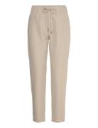 Rubysusbbliwa Pants Bottoms Trousers Straight Leg Beige Bruuns Bazaar