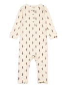 Nbmgio Bif Ls Slim Suit Lil Bodies Long-sleeved Beige Lil'Atelier