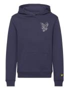 3D Eagle Graphic Hoodie Tops Sweat-shirts & Hoodies Hoodies Navy Lyle ...