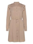 Camillabbnichola Dress Polvipituinen Mekko Beige Bruuns Bazaar