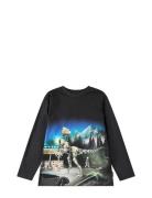 Reif Tops T-shirts Long-sleeved T-shirts Black Molo