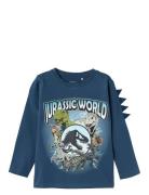 Nmmjolly Jurassic Ls Top Noos Sky Tops T-shirts Long-sleeved T-shirts ...