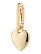 Charm Recycled Heart Pendant Kaulakoru Riipukset Gold Pilgrim