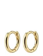 Eanna Recycled Huggie Hoops Accessories Jewellery Earrings Hoops Gold ...