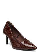 Women Court Sho Shoes Heels Pumps Classic Brown Tamaris