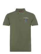 Brad Reg Cot Mcs M Polo Tops Polos Short-sleeved Green MCS