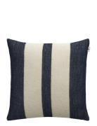 Stripe Wool Cushion Home Textiles Cushions & Blankets Cushions Blue GA...