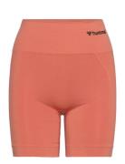 Hmltif Seamless Shorts Sport Shorts Sport Shorts Orange Hummel