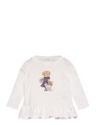 Polo Bear Cotton Jersey Peplum Tee Tops T-shirts Long-sleeved T-shirts...