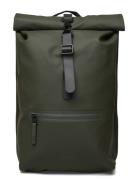 Rolltop Rucksack W3 Reppu Laukku Khaki Green Rains