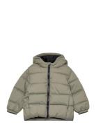 Quilted Jacket Toppatakki Khaki Green Mango