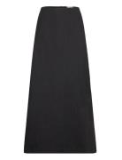 Slit Long Skirt Pitkä Hame Black Mango