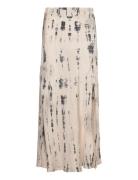 Judi - Coil Skirt Pitkä Hame Beige Rabens Sal R