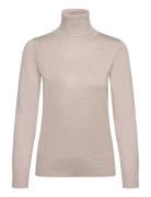 J2046, Milasz Rollneck Pullover Tops Knitwear Turtleneck Beige Saint T...