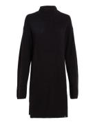 Chunky Loose Sweater Dress Lyhyt Mekko Black Calvin Klein Jeans