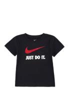 Nike "Just Do It" Tee Tops T-shirts Short-sleeved Black Nike