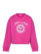 Nkfvanita Ls Short Boxy Sweat Unb Tops Sweat-shirts & Hoodies Sweat-sh...