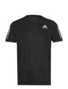 Own The Run Tee Tops T-shirts Short-sleeved Black Adidas Performance