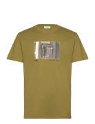 Sdmannus Tops T-shirts Short-sleeved Green Solid